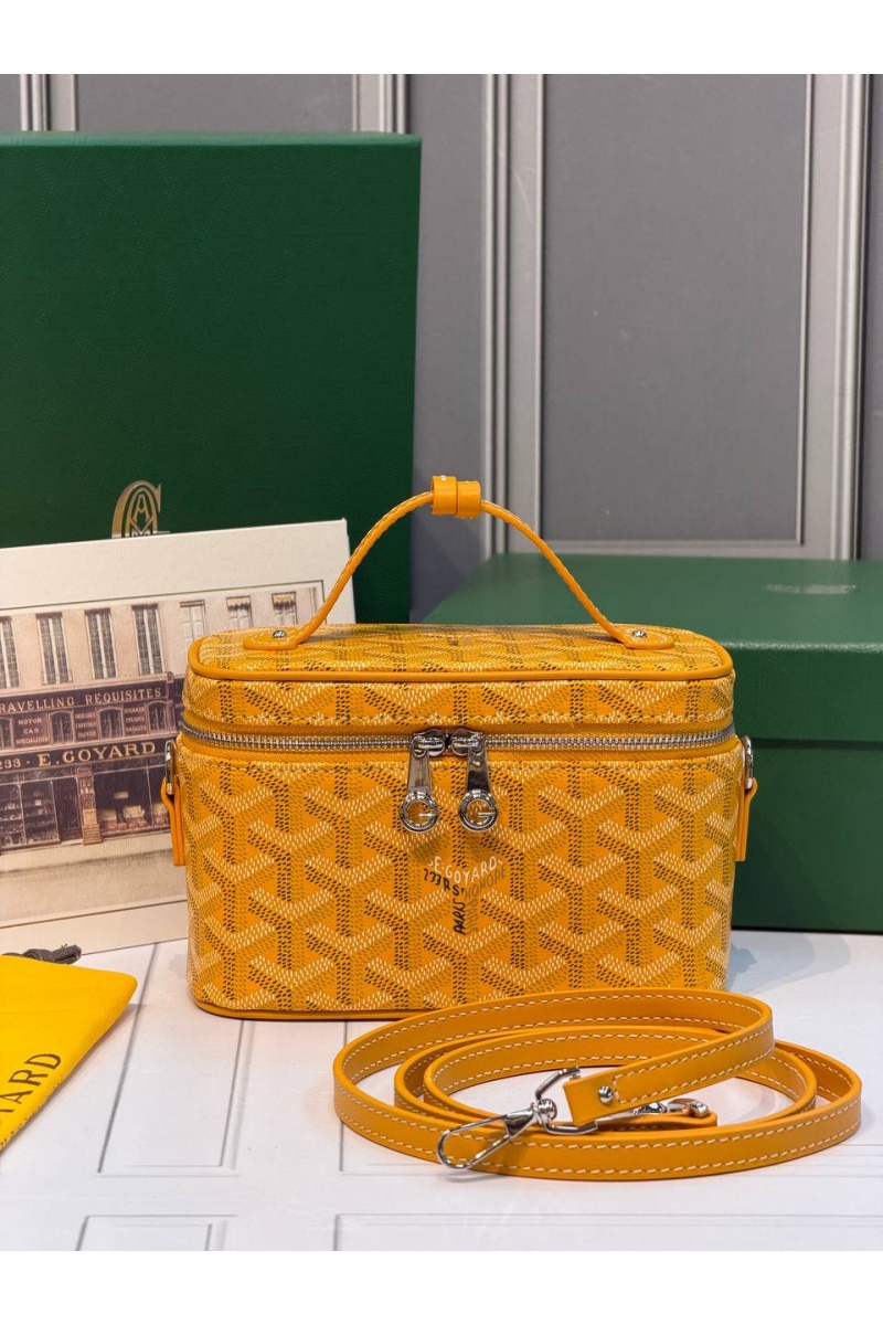 Designer Clothing Кожаная сумка Goyard Muse Mini Vanity ​premium 16,5x10,5x8 см