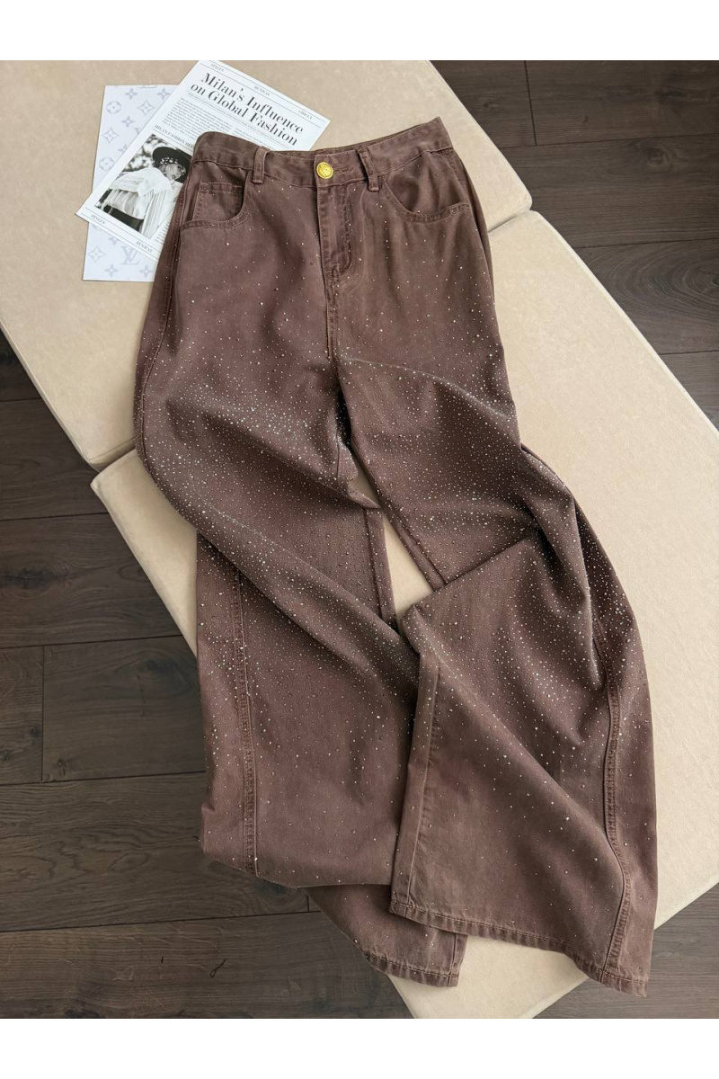 Schiaparelli Женские джинсы со стразами premium