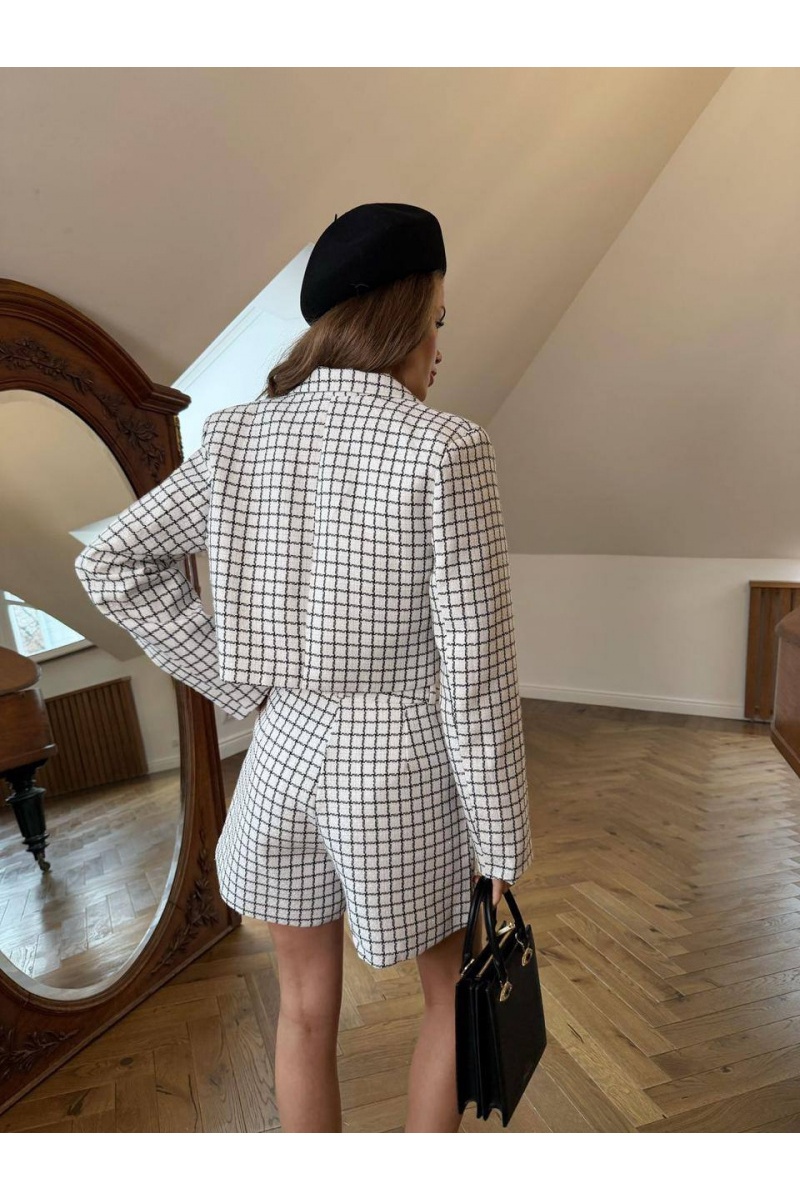 MIU MIU Женский костюм в клетку premium - White