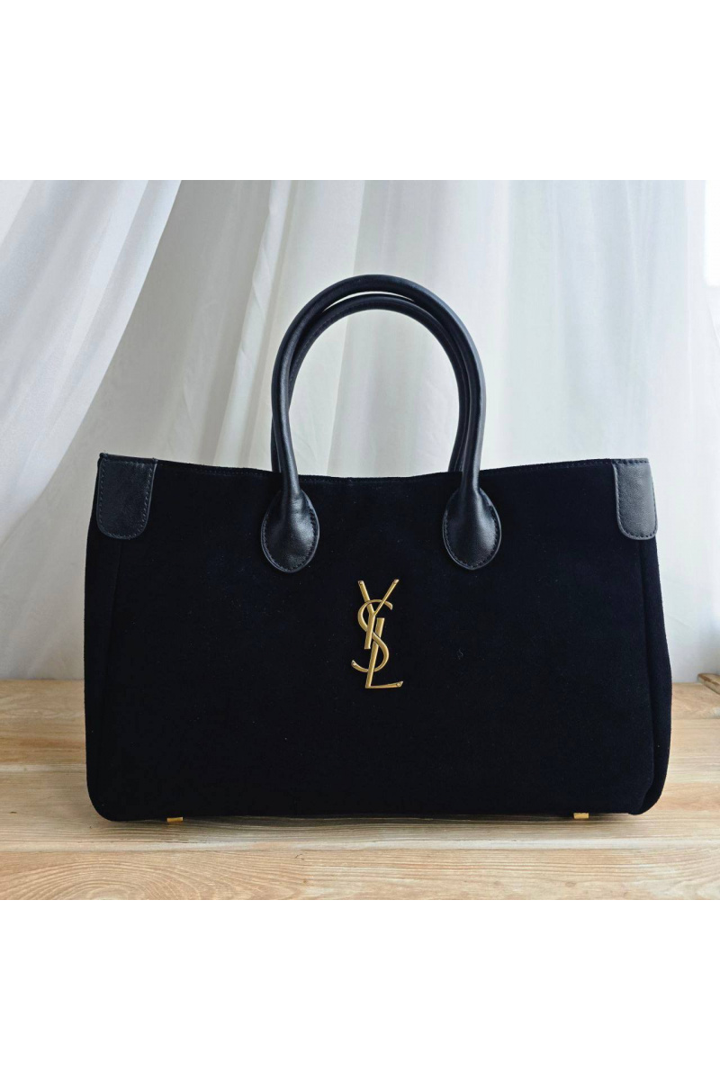 Yves Saint Laurent Замшевая сумка 39x23 см