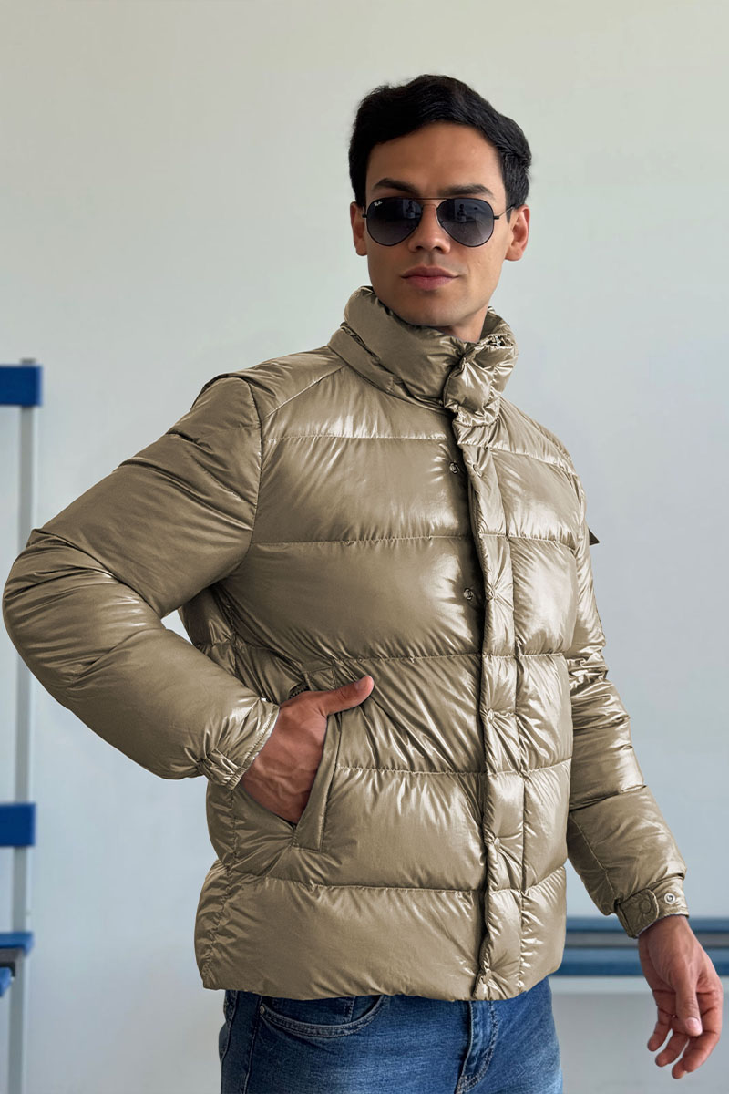 Moncler Мужской пуховик Maya 70 - Beige 