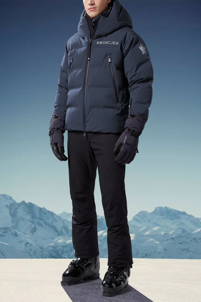 Moncler Мужской пуховик Grenoble Fellberg - Navy