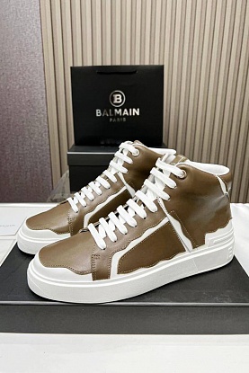 Кожаные кроссовки Paris High-Top