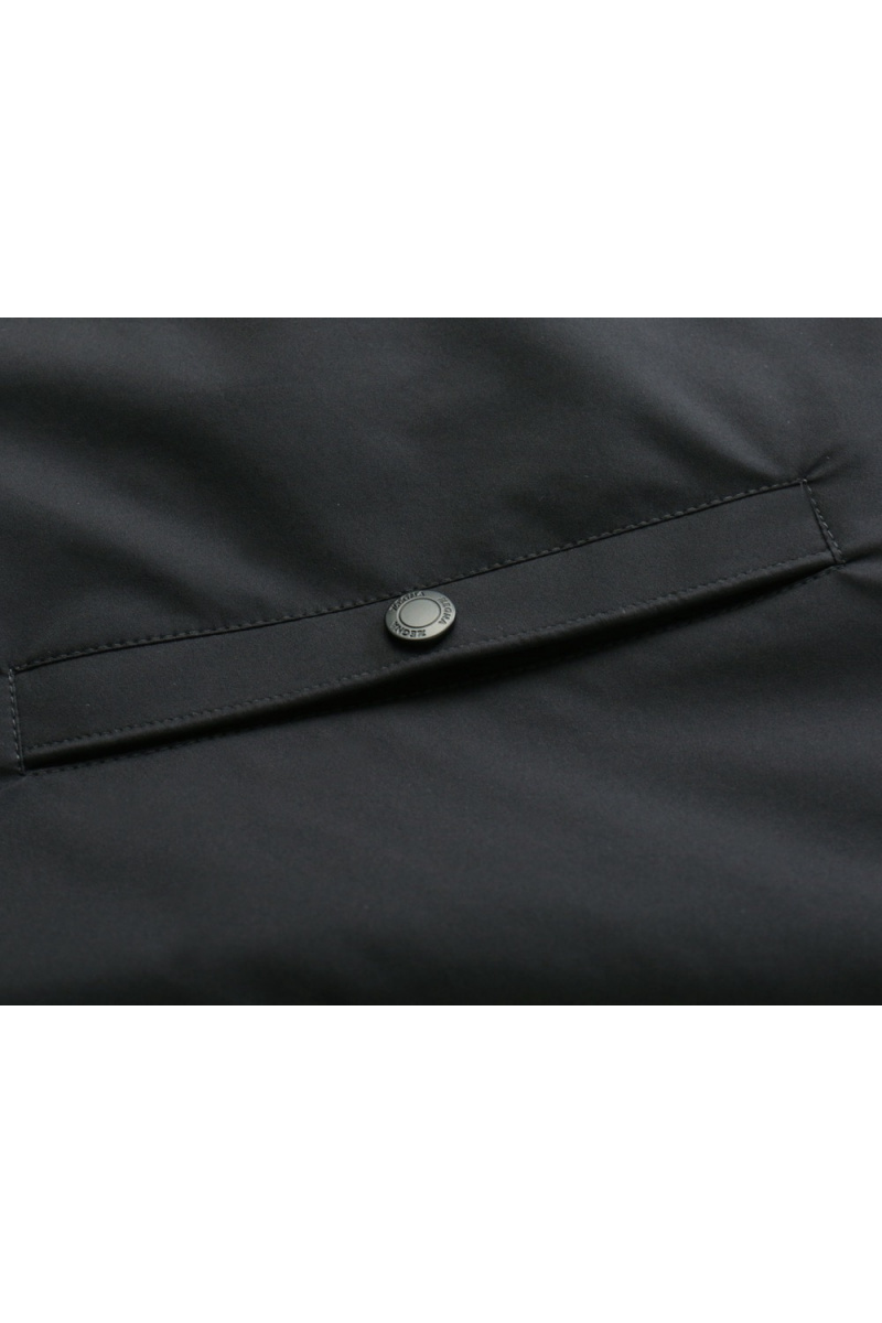 Zegna Мужская чёрная ветровка 