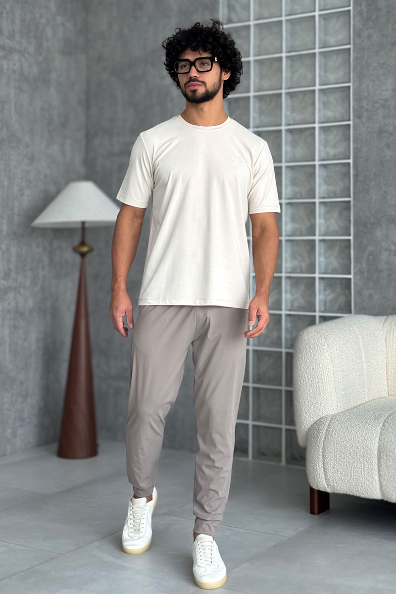 Zilli Мужская бежевая футболка 