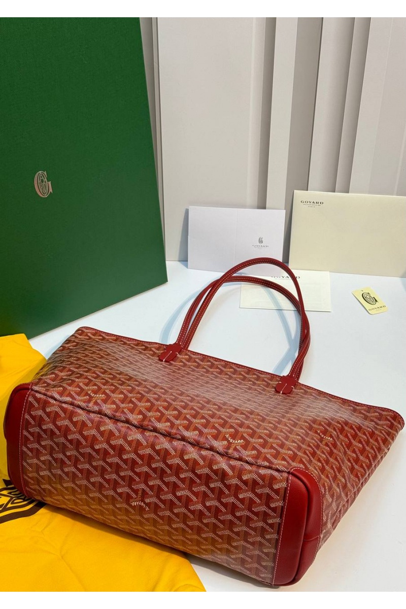 Designer Clothing Кожаная сумка Goyard Artois premium 31x24x15 см