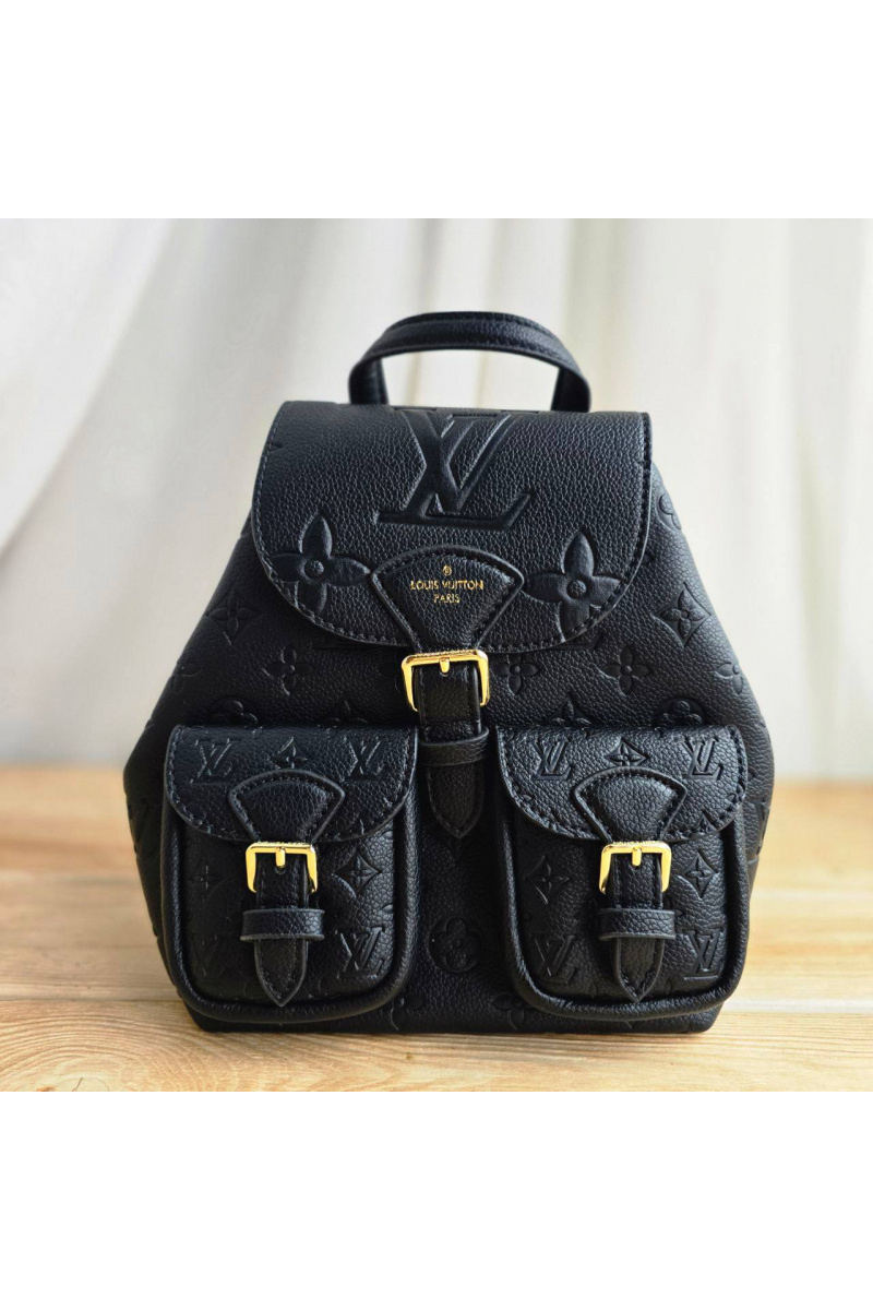 Lоuis Vuittоn Кожаный рюкзак Monogram Empreinte 22x22 - Black