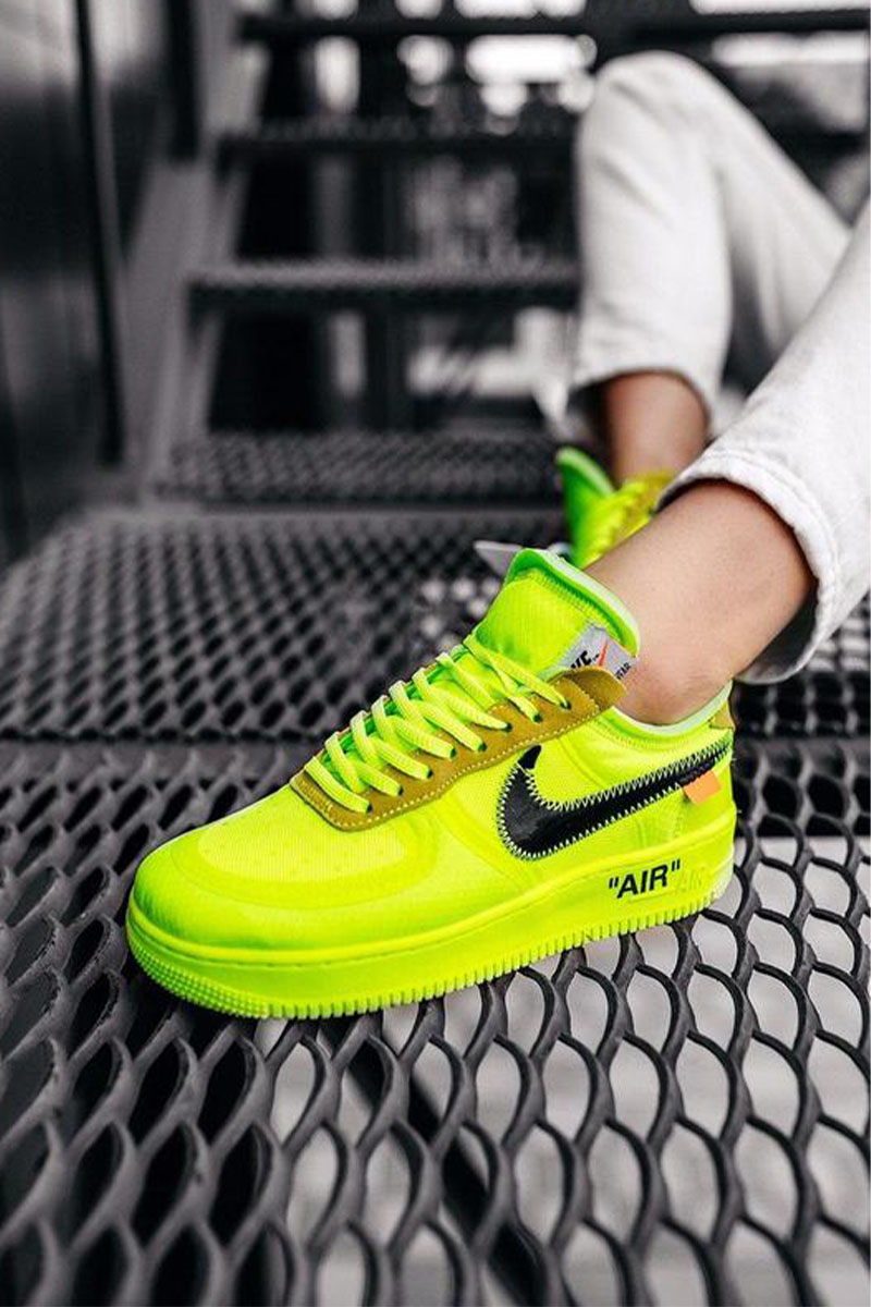 Nike Кроссовки Off-White x AF1 "Volt"