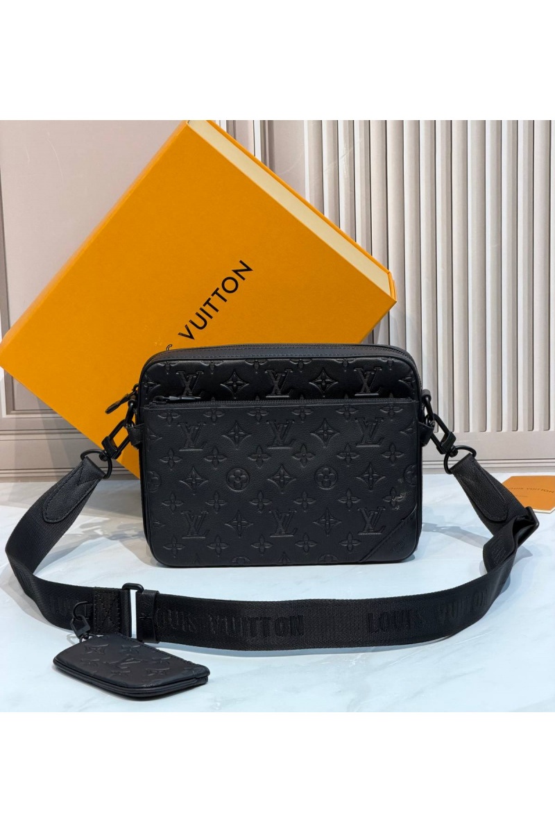 Lоuis Vuittоn Кожаная сумка Trio premium 25x18.5x7 см