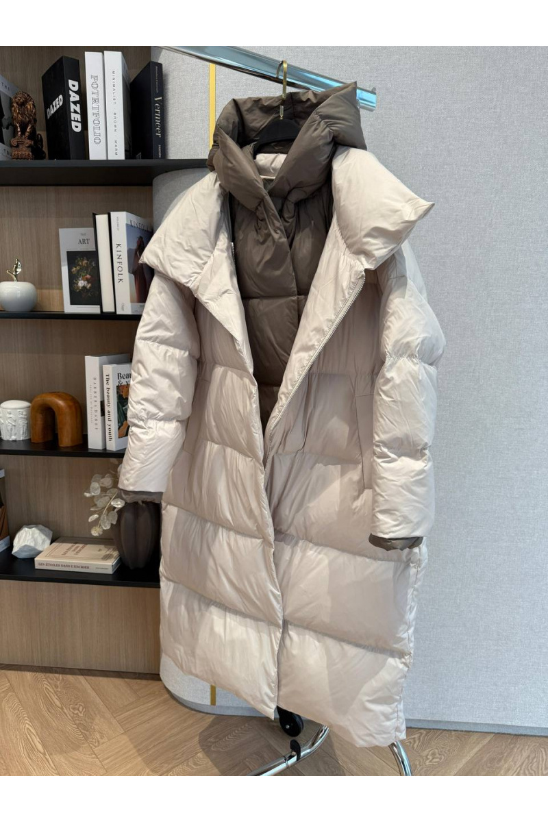Max Mara Женский пуховик с капюшоном premium - Beige