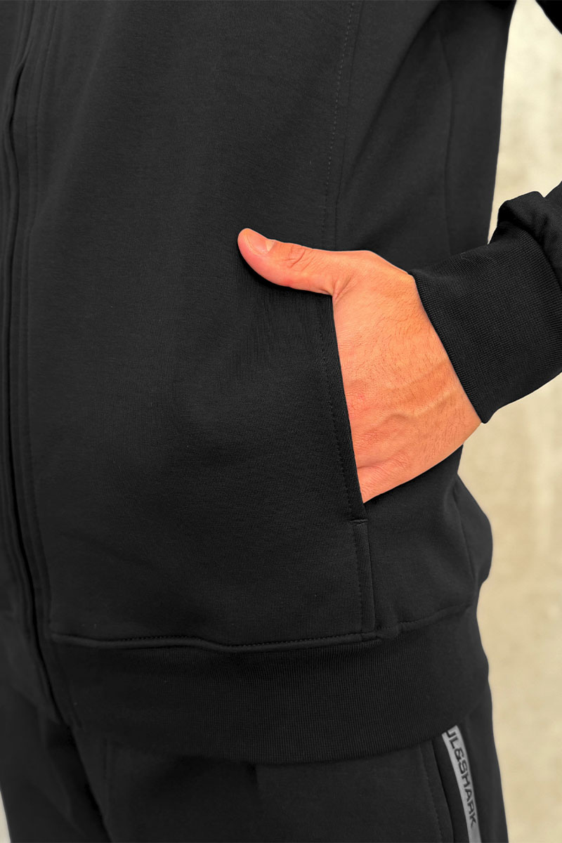 Paul & Shark Чёрная кофта на молнии 