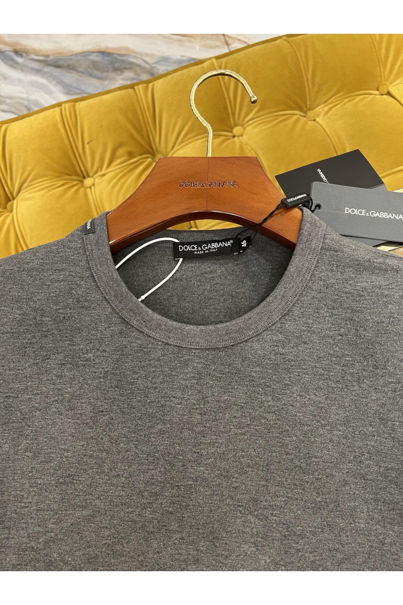 Dоlсе & Gаbbаnа Мужская серая футболка Premium