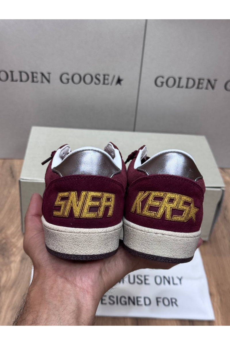 Designer Clothing Женские замшевые кроссовки Golden Goose Ball Star premium