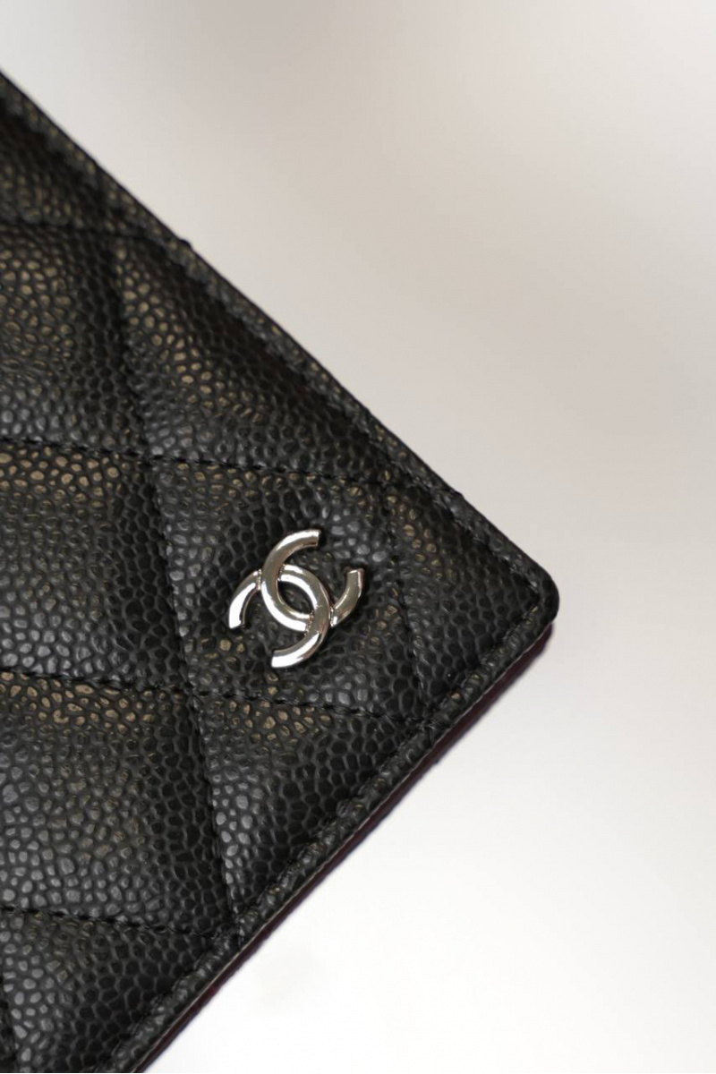 Chаnеl Кожаная обложка на паспорт quilted 14.5x10 см