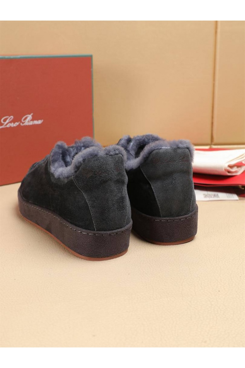 Loro Piana Зимние кроссовки с мехом 