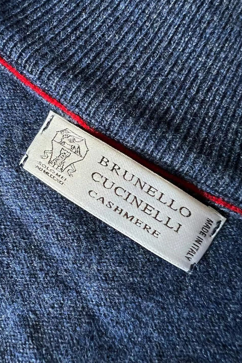 Brunеllо Сuсinеlli Кашемировый свитер Premium - Blue