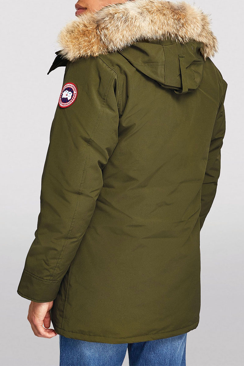 Canada Goose Утеплённая парка зелёного цвета Langford