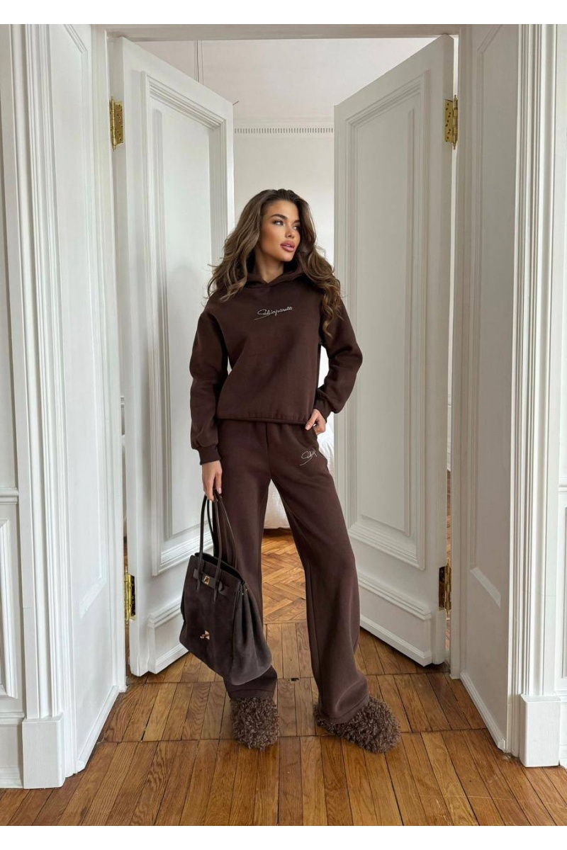 Schiaparelli Женский костюм тройка на флисе premium - Brown