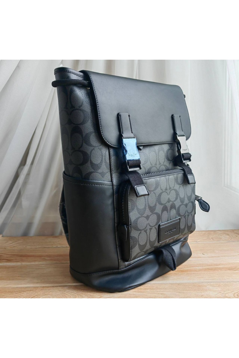 Coach Кожаный рюкзак Rivington 39x26 см