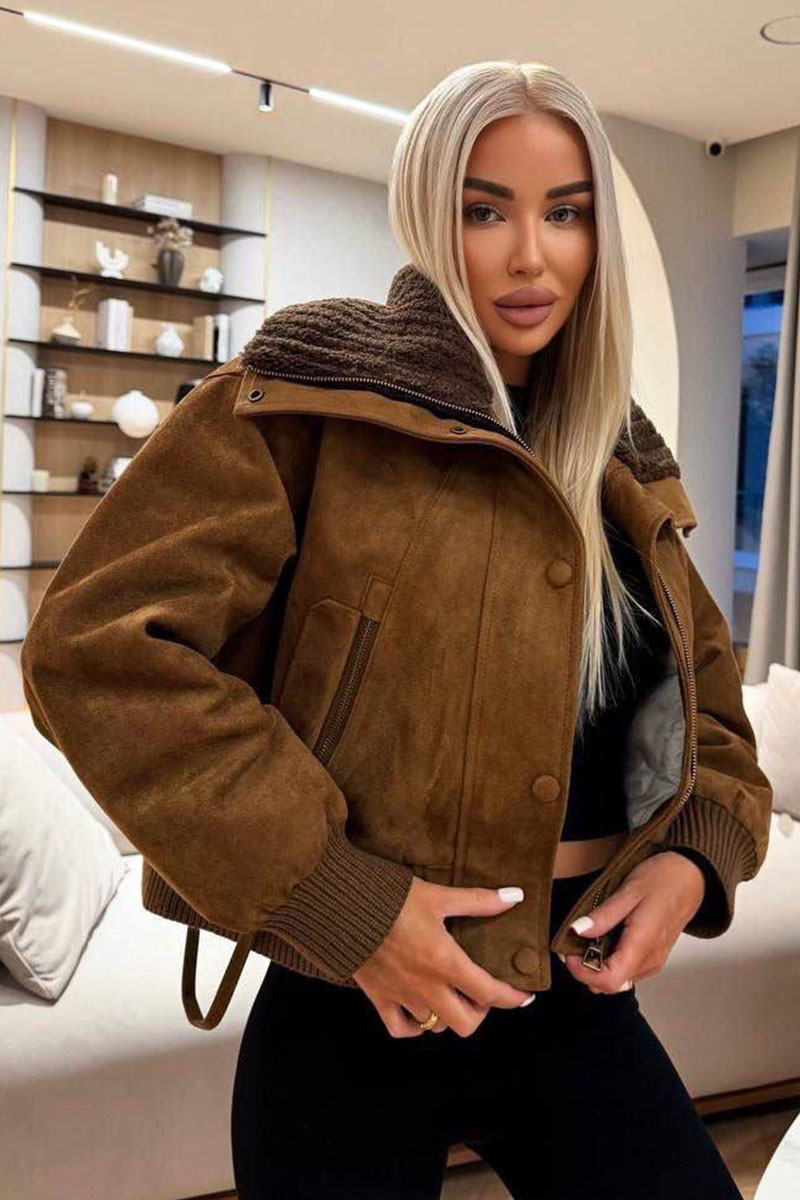 MIU MIU Женский замшевый бомбер premium