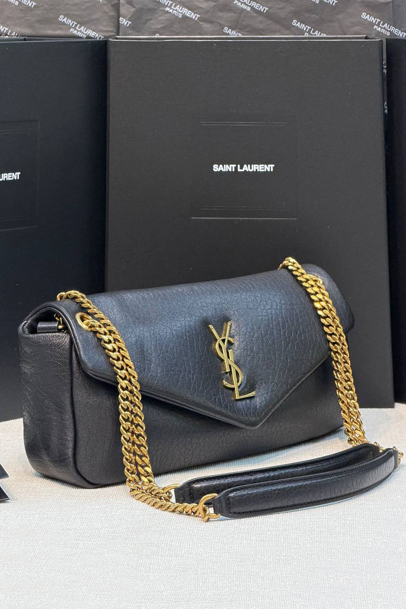 Yves Saint Laurent Кожаная сумка Calypso premium 30x12x5 см