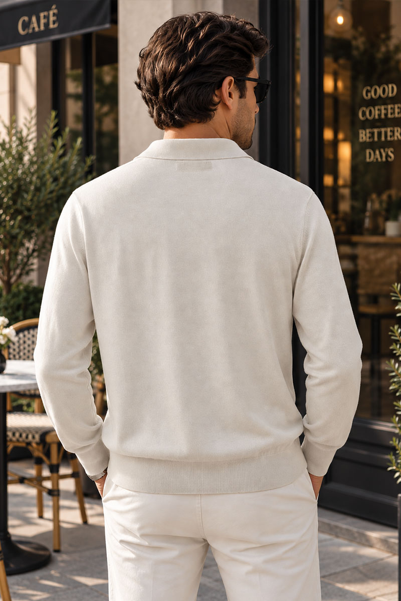 Loro Piana Поло с длинным рукавом premium - Beige
