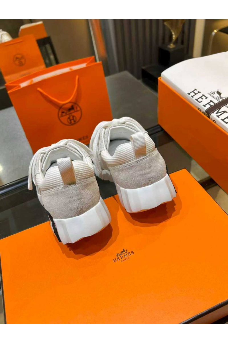 Hermes Женские комбинированные кроссовки Bouncing premium
