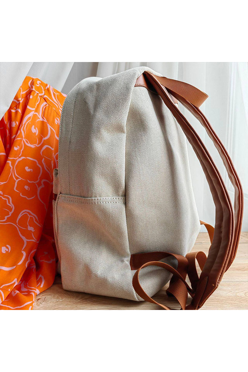 Gucci Женский текстильный рюкзак Interlocking G 40x32 см