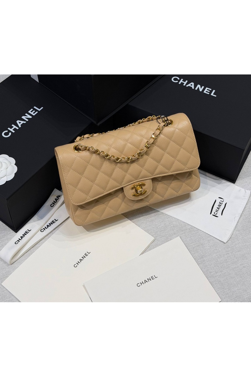 Chаnеl Кожаная сумка Classic Flap premium 25x13x7 см (8 расцветок)