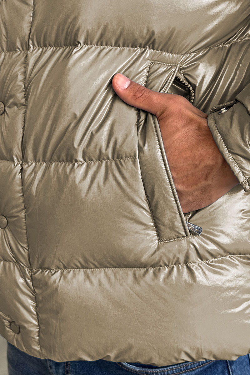 Moncler Мужской пуховик Maya 70 - Beige 