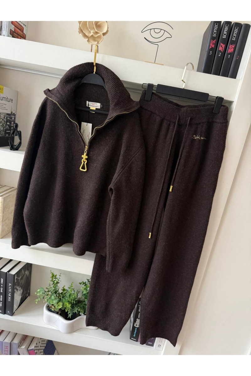 Schiaparelli Женский трикотажный костюм Premium - Brown