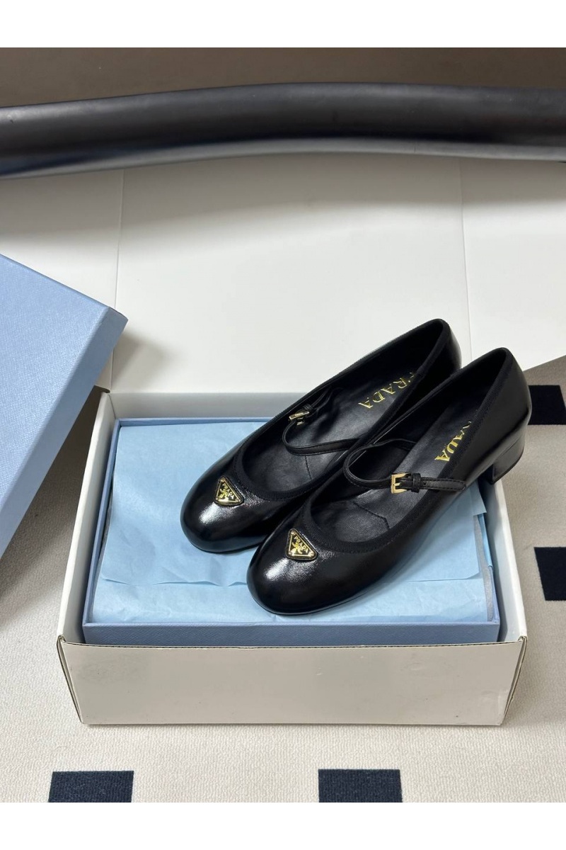 Prada Женские кожаные туфли premium