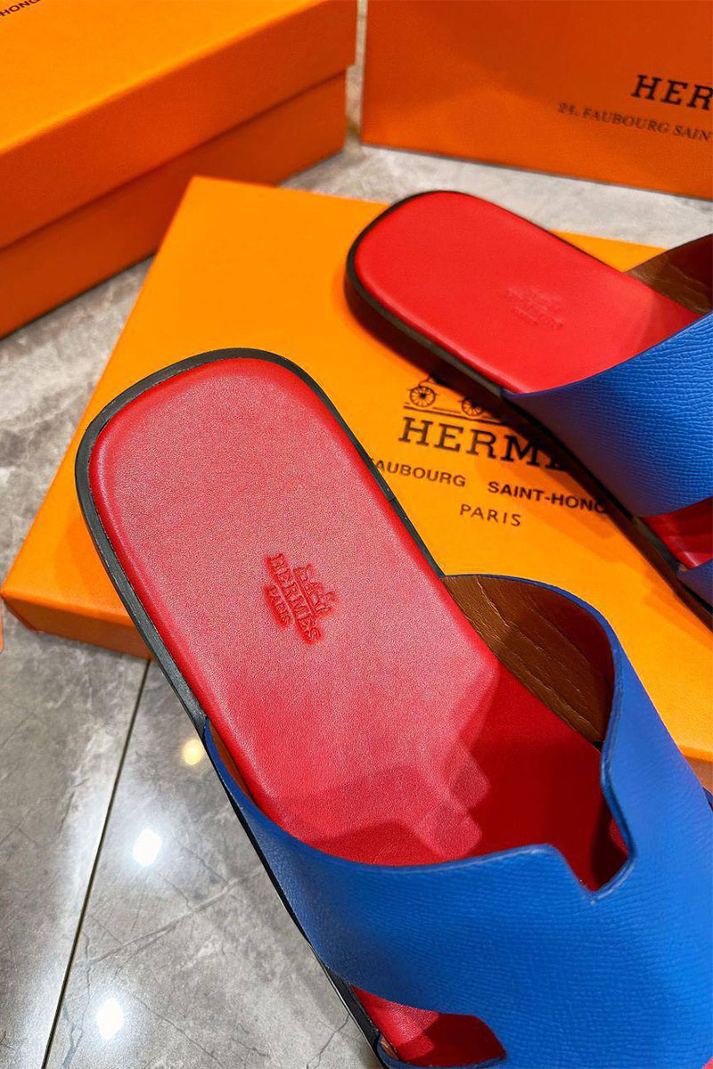 Hermes Мужские шлёпанцы Izmir - Blue / Red