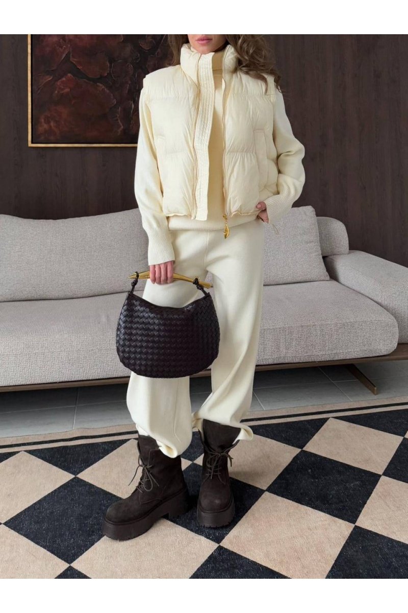 Schiaparelli Женский костюм тройка на флисе premium - White