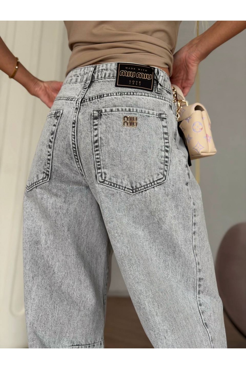 MIU MIU Женские синие джинсы premium