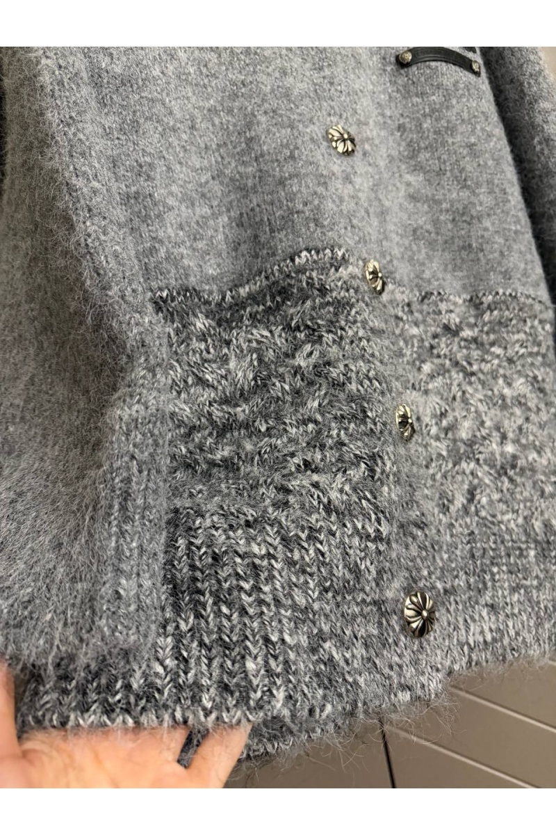 Chrome Hearts Женский удлинённый кардиган Premium