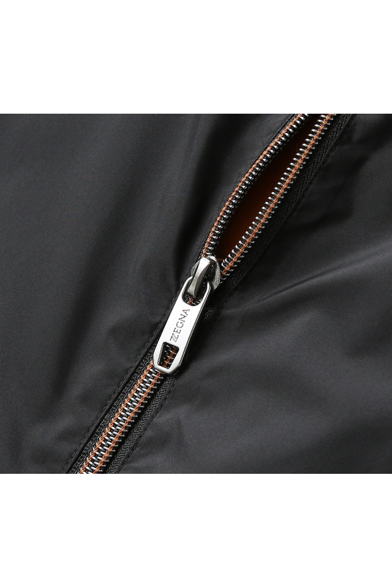 Zegna Мужская чёрная ветровка 