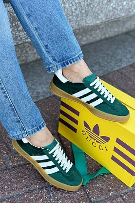 Женские кроссовки Gazelle Collaboration - Green