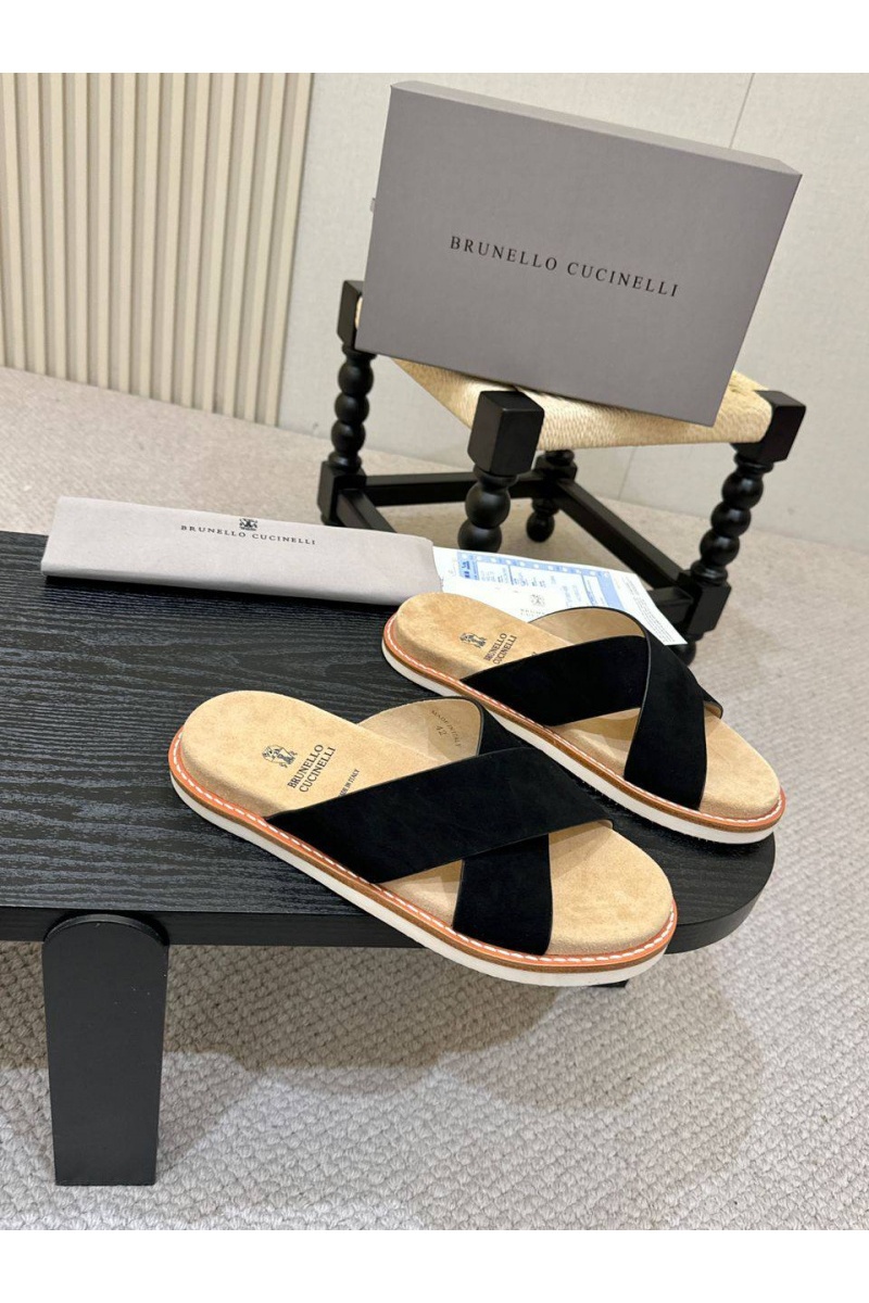 Brunеllо Сuсinеlli Замшевые шлёпанцы Crossover