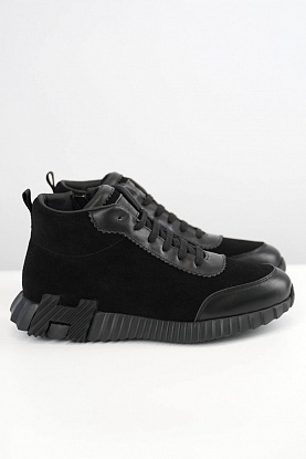Кроссовки с мехом Bouncing high-top - Black