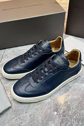 Мужские кожаные кроссовки