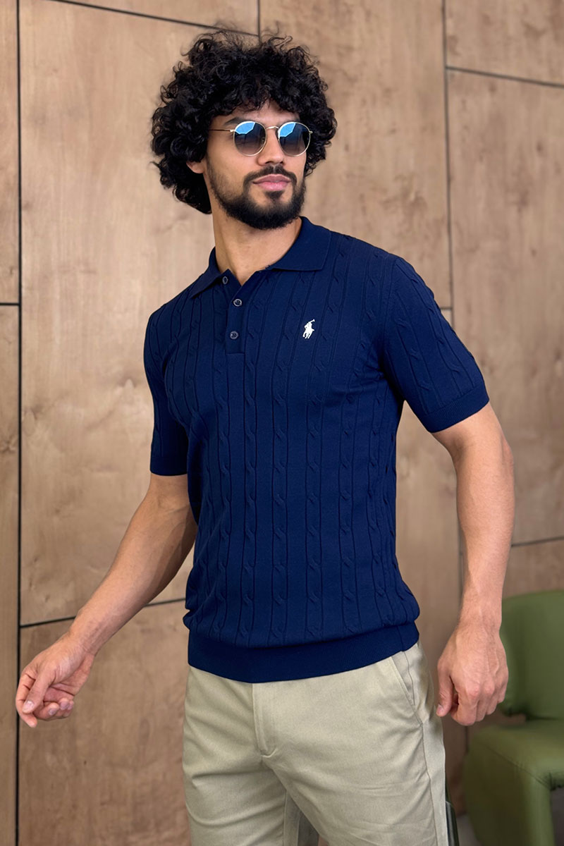 Polo Ralph Lauren Мужское тёмно-синее поло 