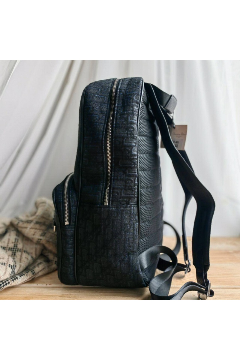 Dior Рюкзак Oblique Jacquard 39x30 см - Black