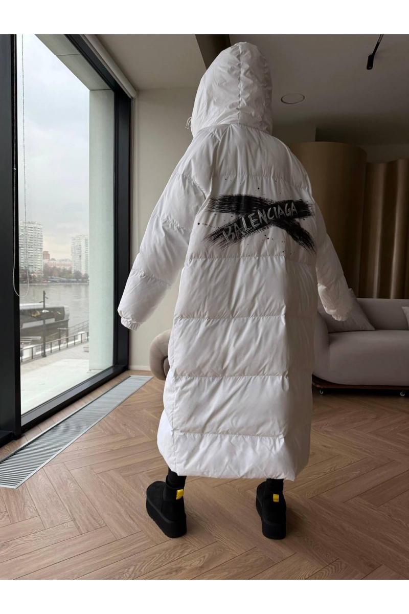 Balenciaga Женская пуховая куртка Premium - White