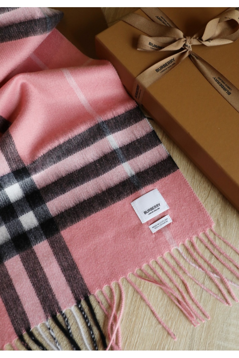 Burberry Шарф Check premium 168x30 см - Pink