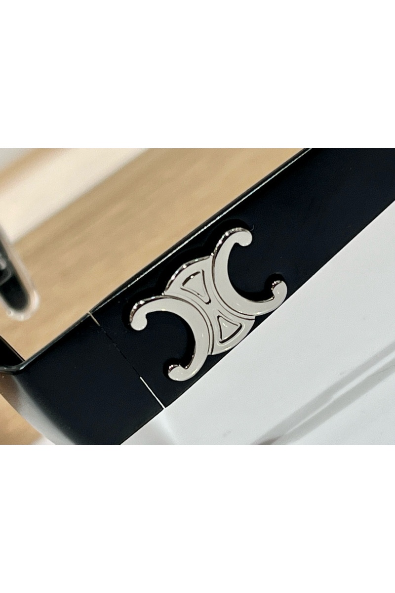 Celine Солнцезащитные очки Celine Triomphe Metal с зеркальными линзами