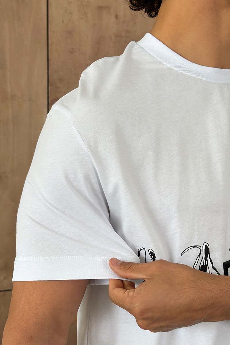 Givenchy Белая оверсайз футболка embossed logo