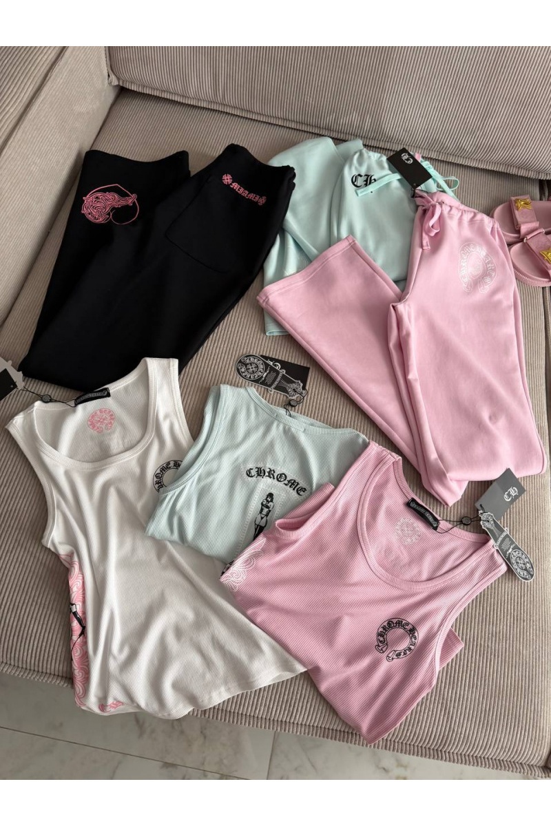 Chrome Hearts Женская белая майка premium