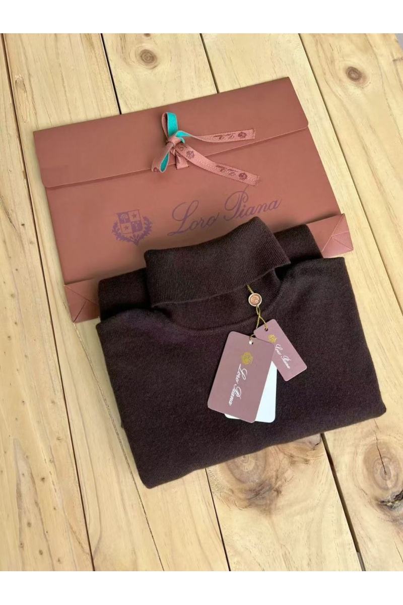 Loro Piana Мужская водолазка Premium - Coffee