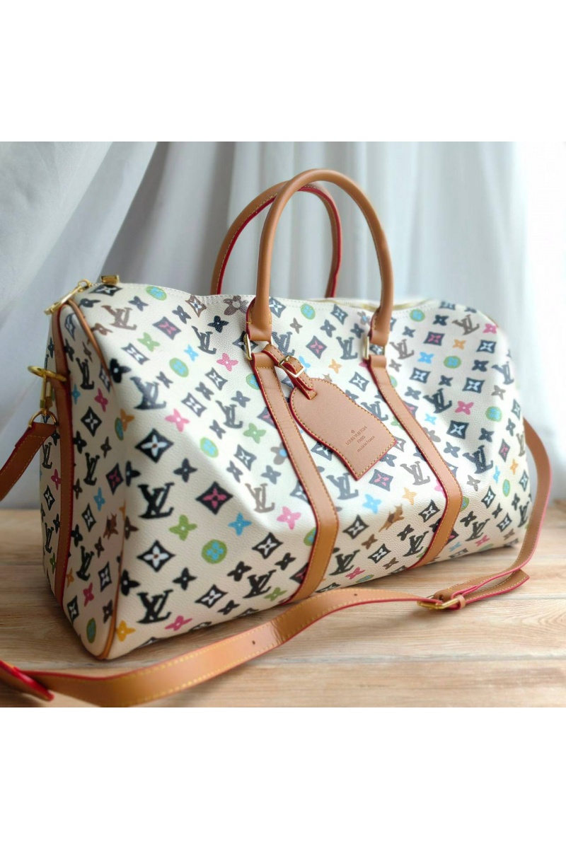 Lоuis Vuittоn Дорожная сумка keep all 50x27 см - White